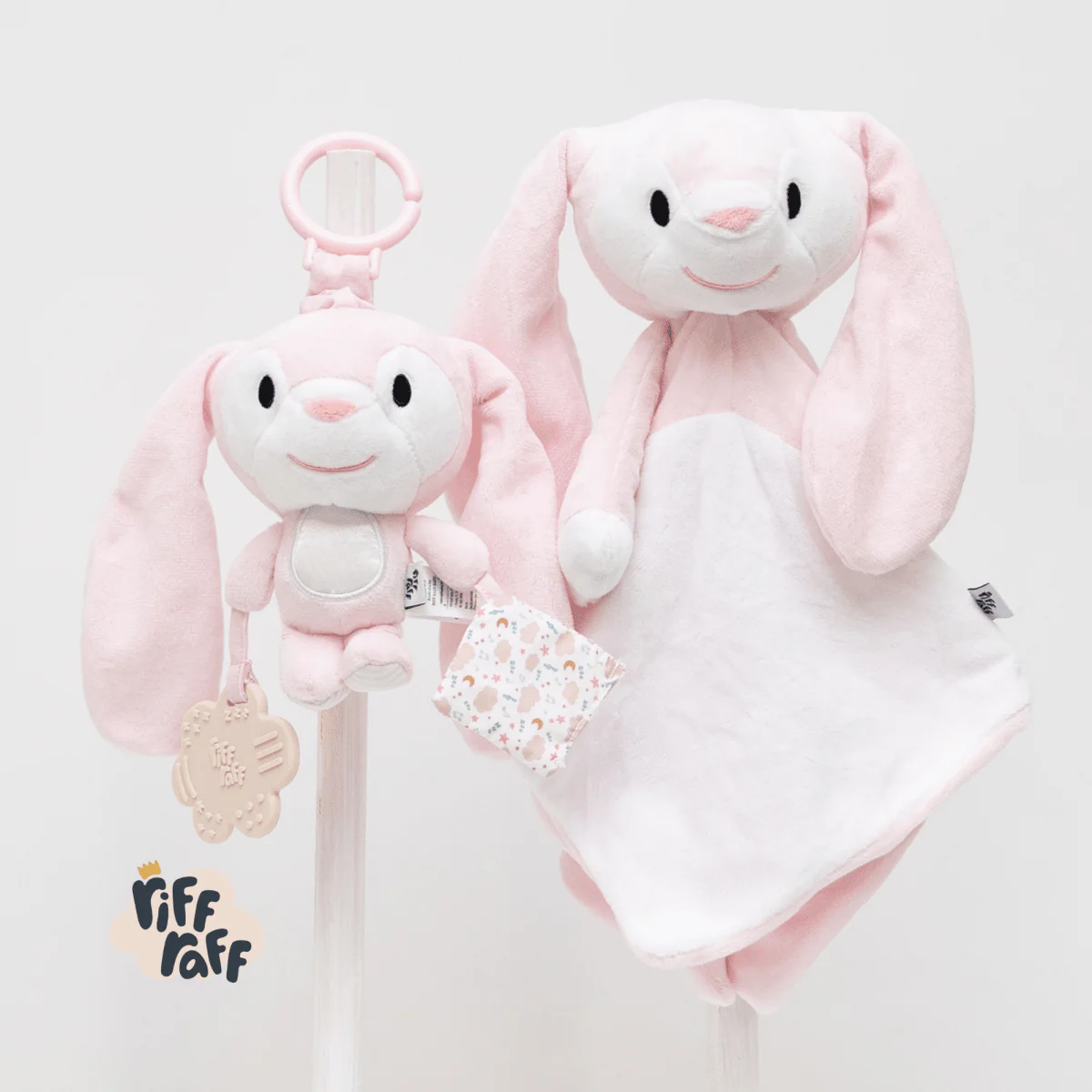 Sensory Pram Toy - Blush the Bunny - Image 3