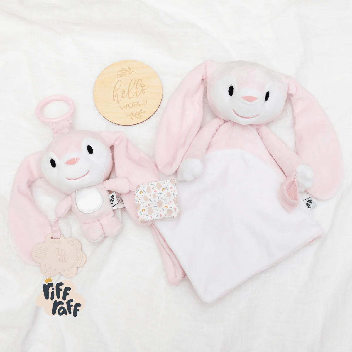 Sensory Pram Toy - Blush the Bunny - Image 4