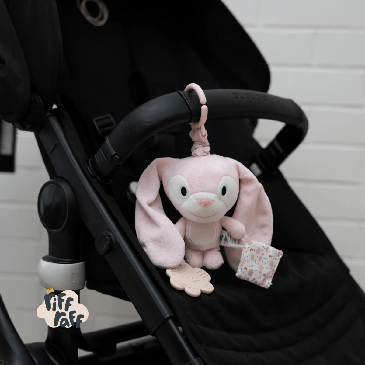 Sensory Pram Toy - Blush the Bunny - Image 5