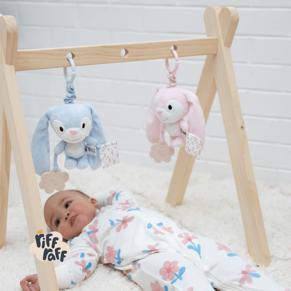 Sensory Pram Toy - Blush the Bunny - Image 7